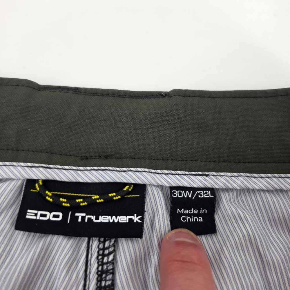 Truewerk T1 Werkpants Mens 30x32 Olive Green EDO Technical Work Pants RN147752 - Picture 6 of 10